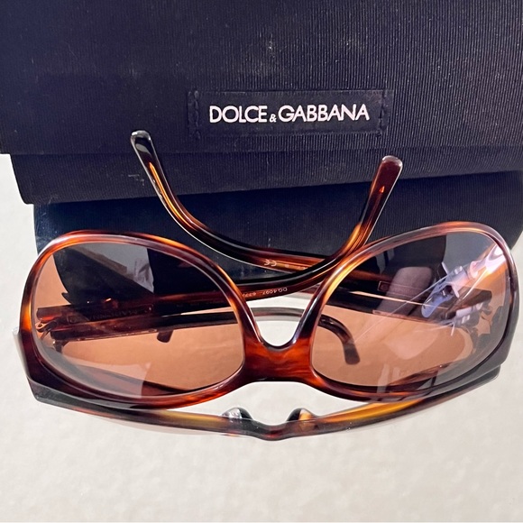 Dolce & Gabbana x Madonna Havana Brown Butterfly Sunglasses DG4097 677/13 - Picture 6 of 10